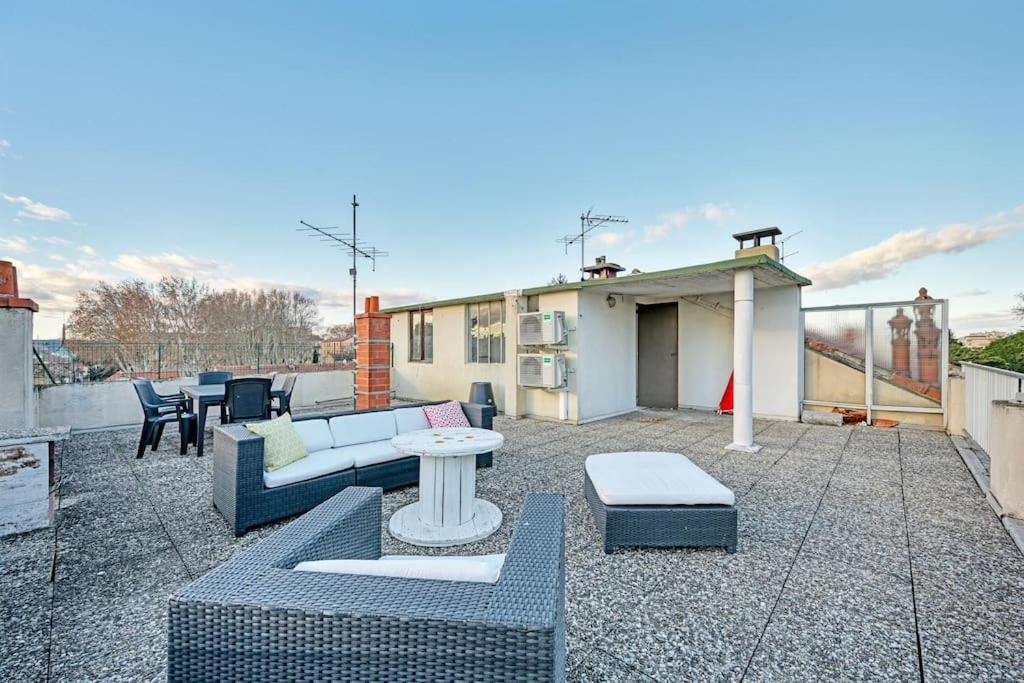 The Rooftop - Ac Clim - Wi-Fi - Parking Gratuit Dans La Rue Авиньон Екстериор снимка